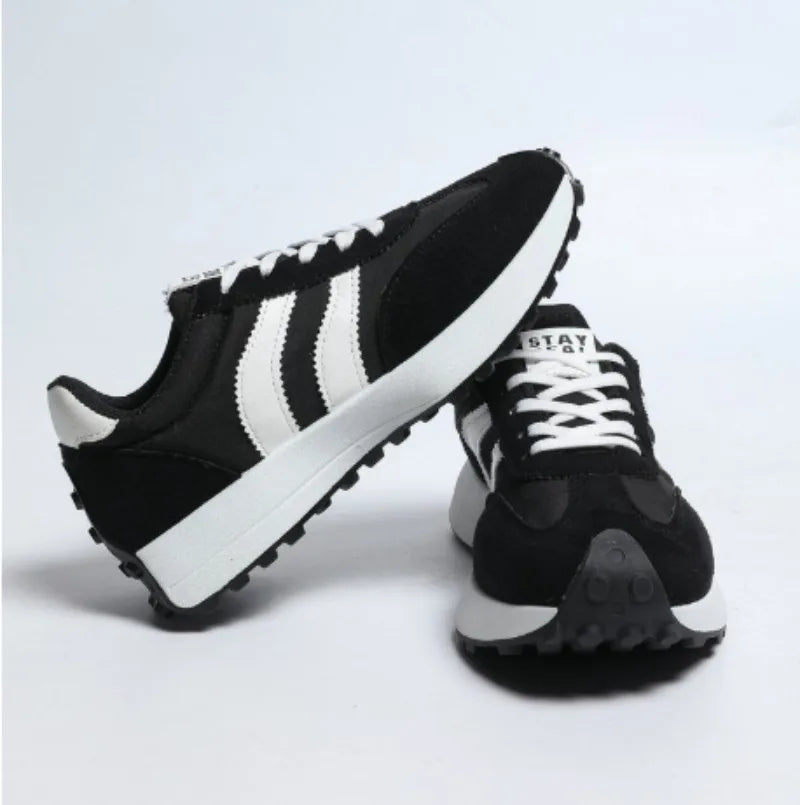 Brand Designer Women's Shoes Autumn New Style Cross-strap Platform Vulcanized Shoes 2026 Outdoor Running Sports Shoes Selling