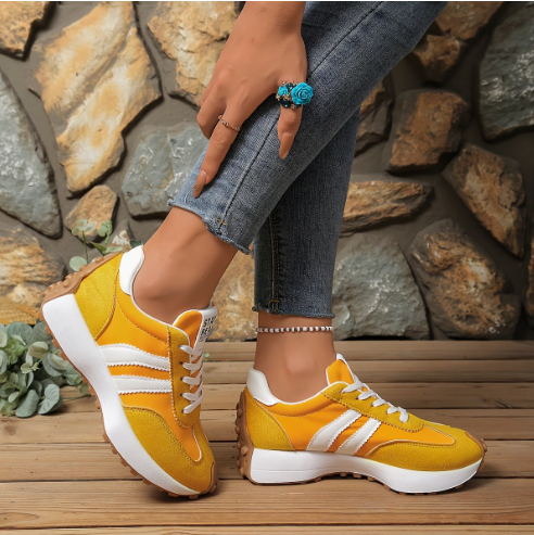 Brand Designer Women's Shoes Autumn New Style Cross-strap Platform Vulcanized Shoes 2026 Outdoor Running Sports Shoes Selling